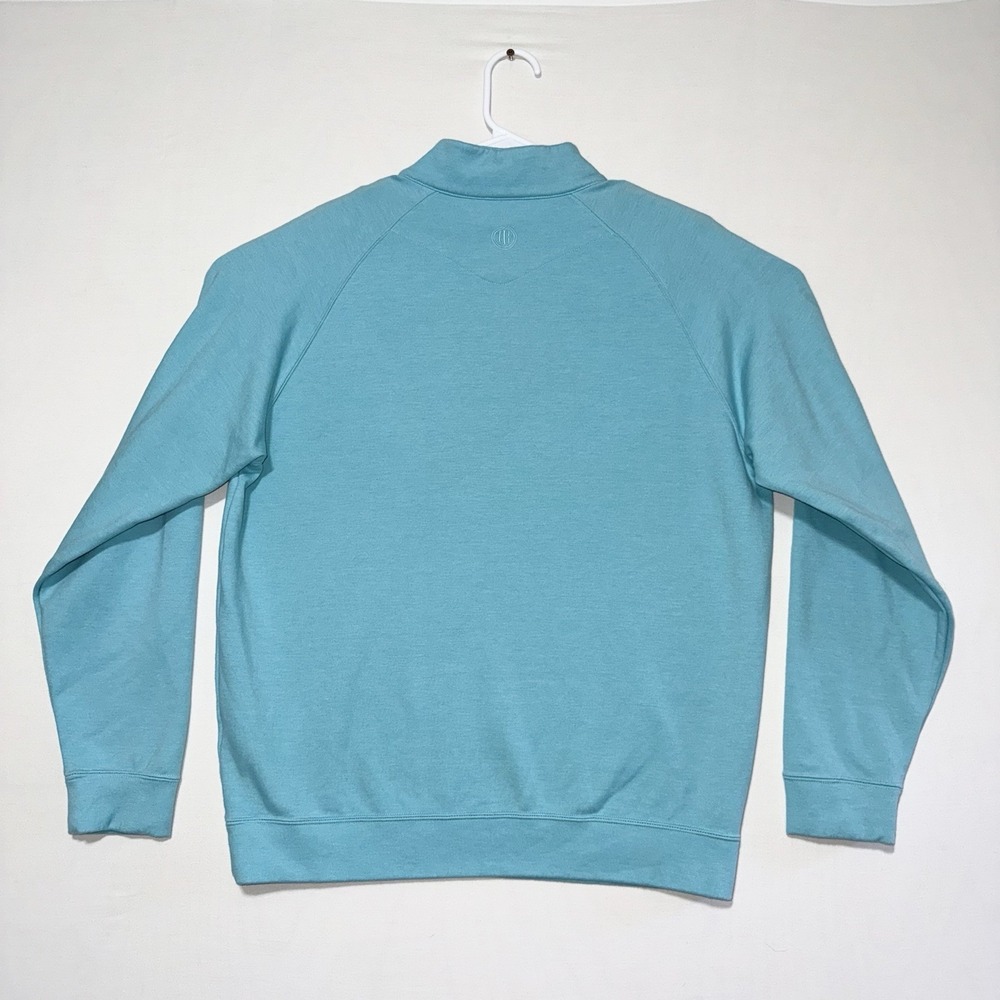 Holderness & Bourne Pullover Mens Large Blue Quarter Zip Golf Pittsburgh Logo - Picture 2 of 9